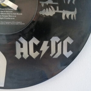ACDC Angus Young Clock close up 2