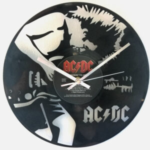 ACDC Angus Young Vinyl Clock