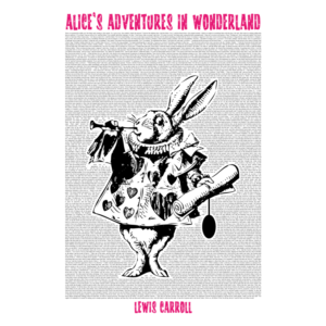 Alice in Wonderland White Rabbit print