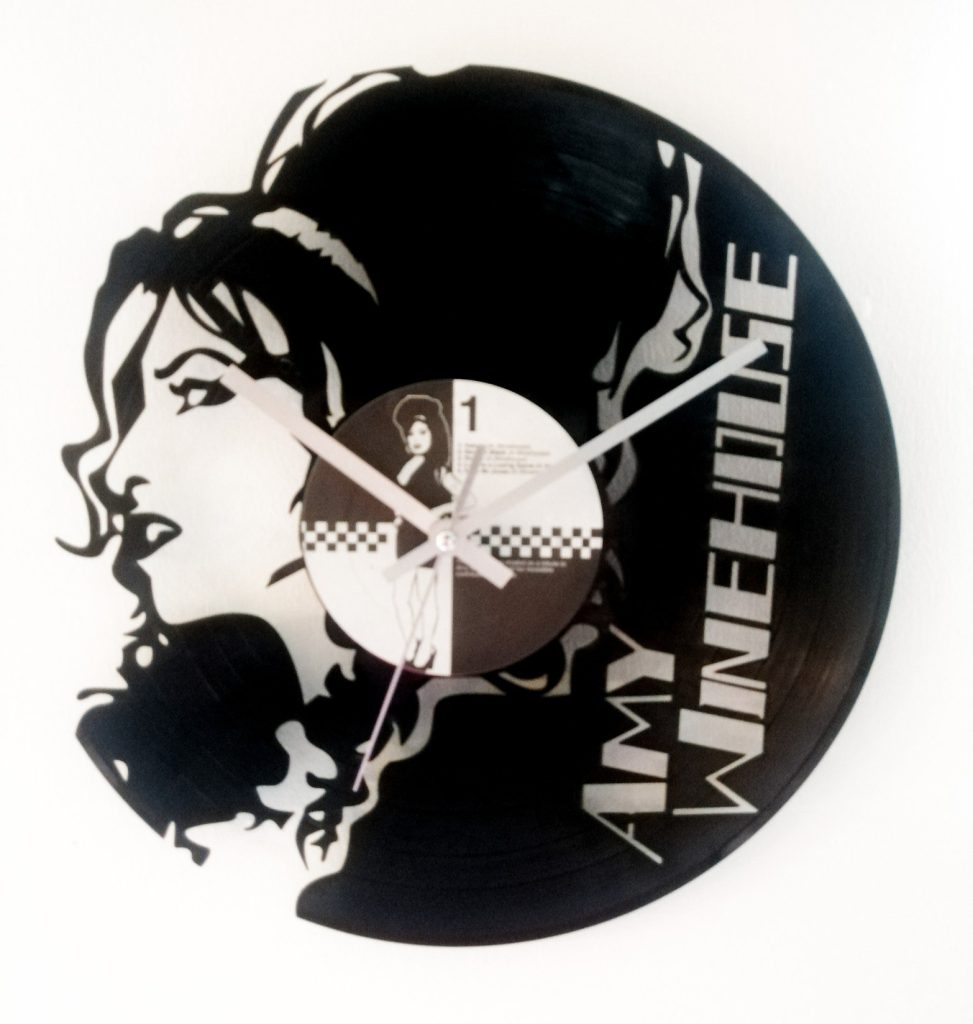Amy Winehouse Vinyl Clock Amy Winehouse Vinyl Clock
