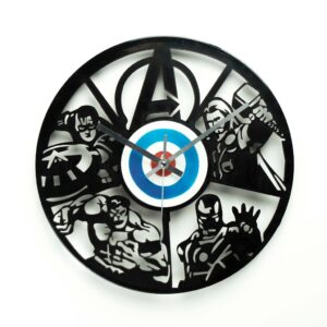 Avengers Vinyl Clock