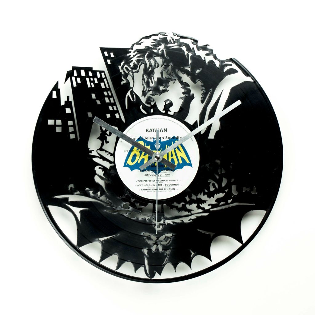 Batman Heath Ledger vinyl clock