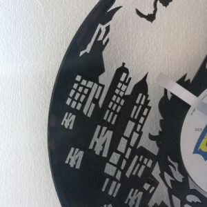 Batman Joker Vinyl Clock close up 2