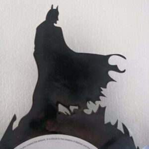 Batman Joker Vinyl Clock close up 4