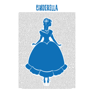 blue Cinderella print