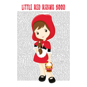 Little Red Riding Hood print