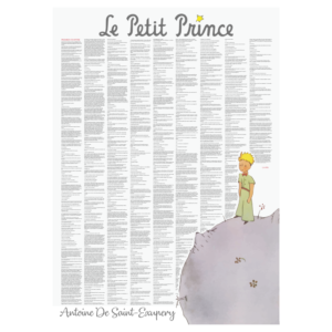 Little Prince in French print