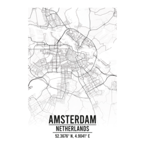 Amsterdam Netherlands map