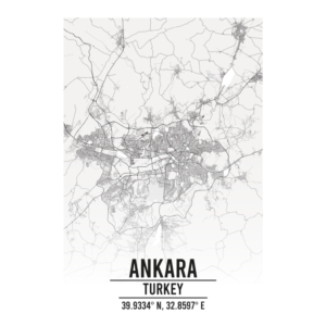 Ankara Turkey map