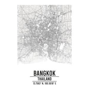 Bangkok Thailand map