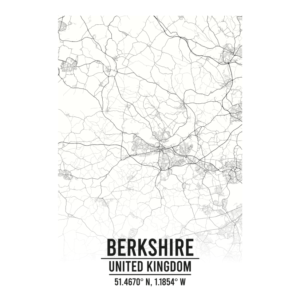 Berkshire United Kingdom map