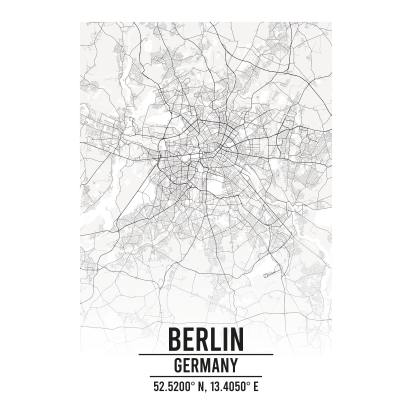 Berlin Germany map