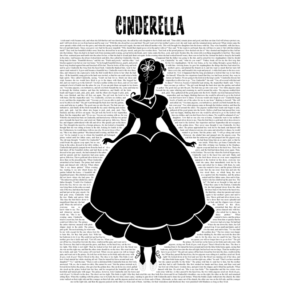 black Cinderella print