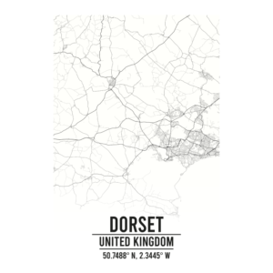 Dorset United Kingdom map