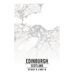 Edinburgh Scotland map