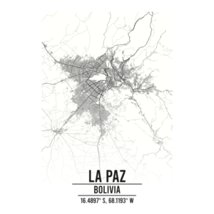 La Paz Bolivia Map