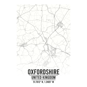 Oxfordshire United Kingdom map