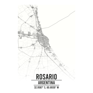 Rosario Argentina map