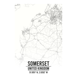 Somerset United Kingdom map