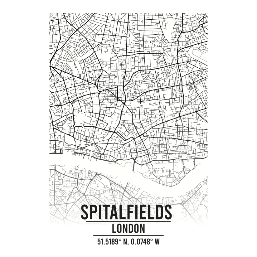 Spitalfields London map