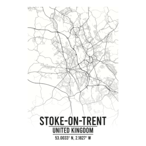 Stoke-on-Trent United Kingdom map