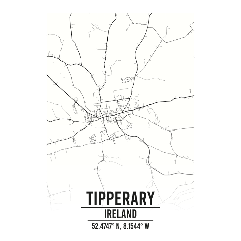 Tipperary Ireland map