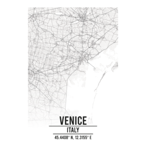 Venice Italy map