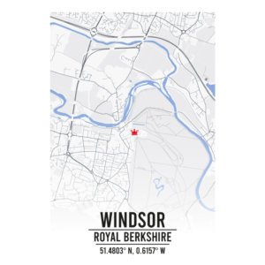 Windsor Royal Berkshire map