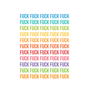 F_ck A3 Quote Print