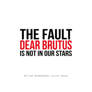 Julius Caesar Quote A3 Print