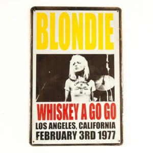 Blondie Tin Sign
