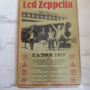 Led Zeppelin Tin Sign