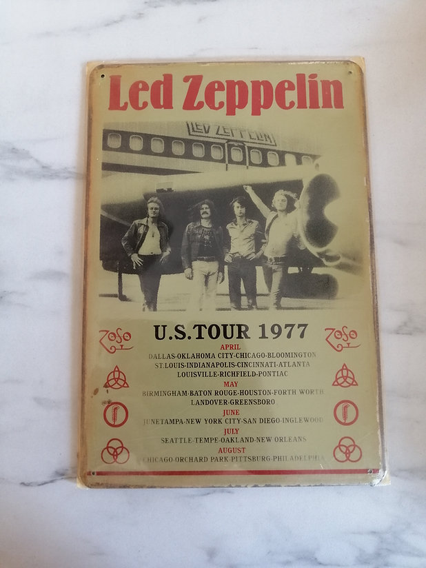 Led Zeppelin Tin Sign