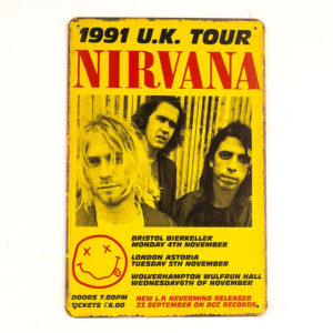 Nirvana Tin Sign