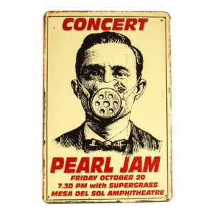 Pearl Jam Tin Sign