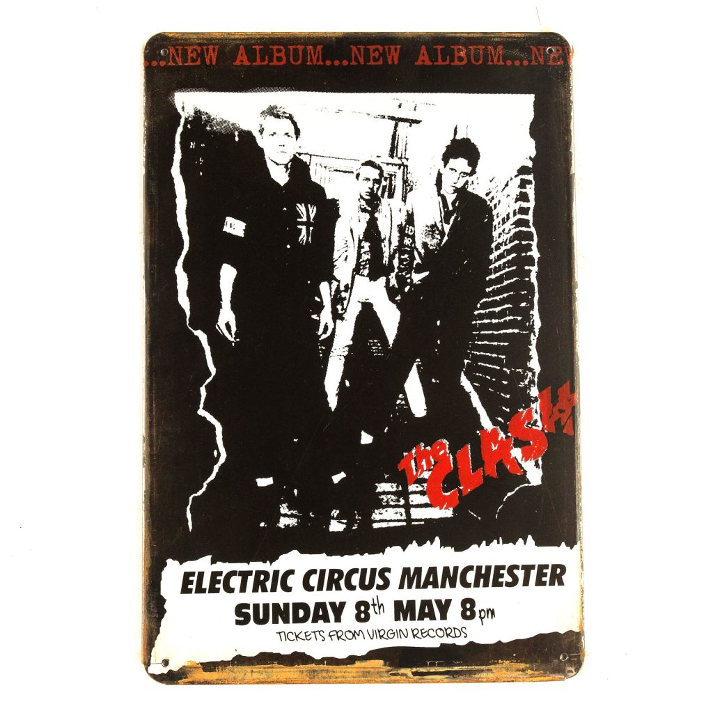 The Clash Tin Sign