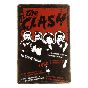 The Clash Tin Sign