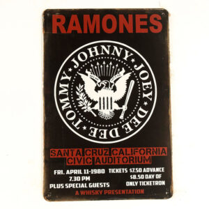 The Ramones Tin Sign