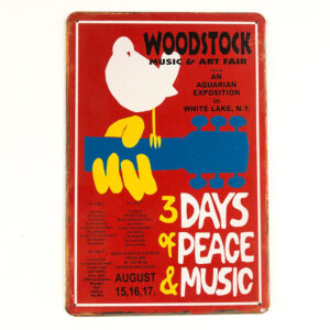Woodstock Tin Sign